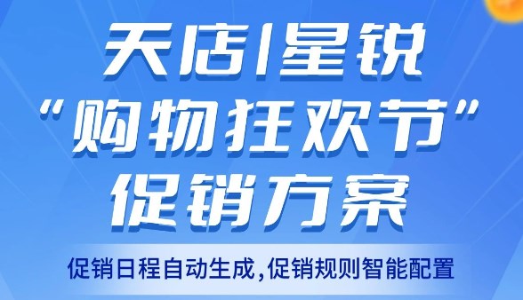 天店星锐“购物狂欢节”促销方案